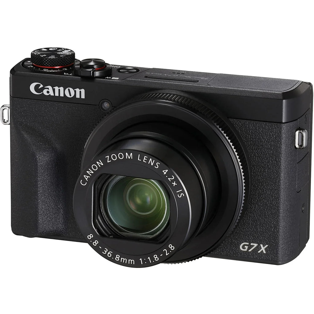 Canon PowerShot G7 X Mark III Black – 20.1MP 4K Vlogging Camera with Wi-Fi & Bluetooth