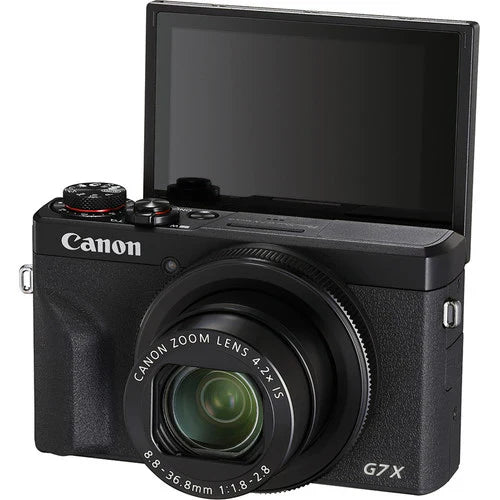 Canon PowerShot G7 X Mark III Black – 20.1MP 4K Vlogging Camera with Wi-Fi & Bluetooth
